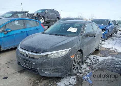 2016 Honda Civic Ex from USA, damaged, VIN 19XFC2F7XGE023711